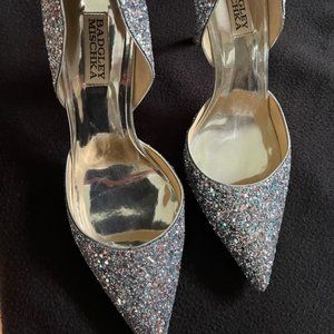 Badgley Mischka sparkly heels size 10